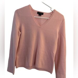 Ann Taylor 100% Cashmere V-Neck Sweater